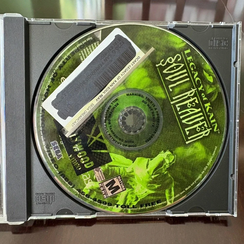 Legacy of Kain Soul Reaver Sega Dreamcast Video Game Rated M for Mature‎